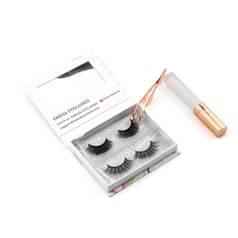 Best selling wholesale real mink 25mm lashes with package box YY